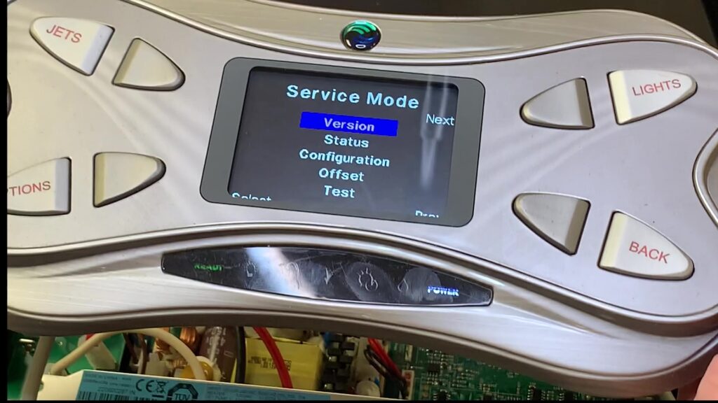 Step 7.5 Service mode-