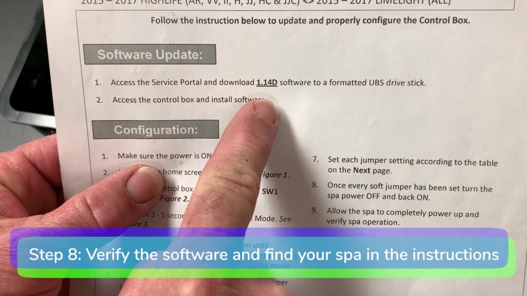 Step 8. Verify software-