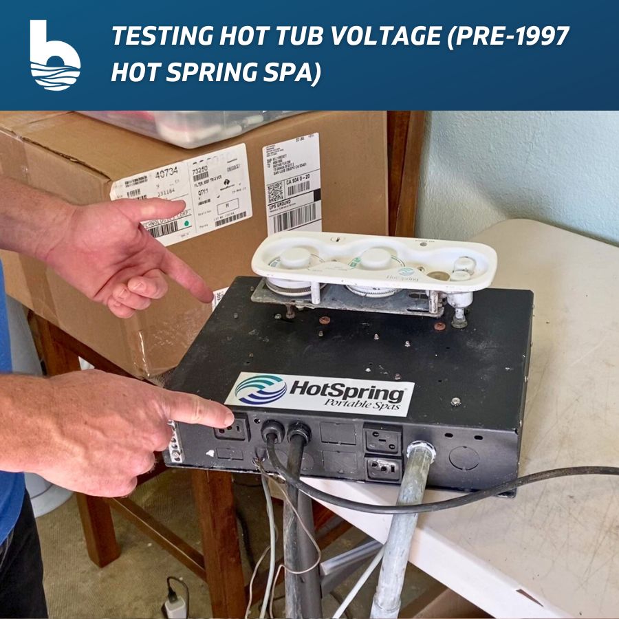 test hot tub voltage