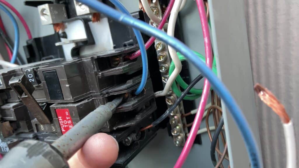 Step 3. Disconnect wires-