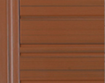 Left Door Panel, 7 ft 5 in, Hot Spot Tempo (TEM), Redwood